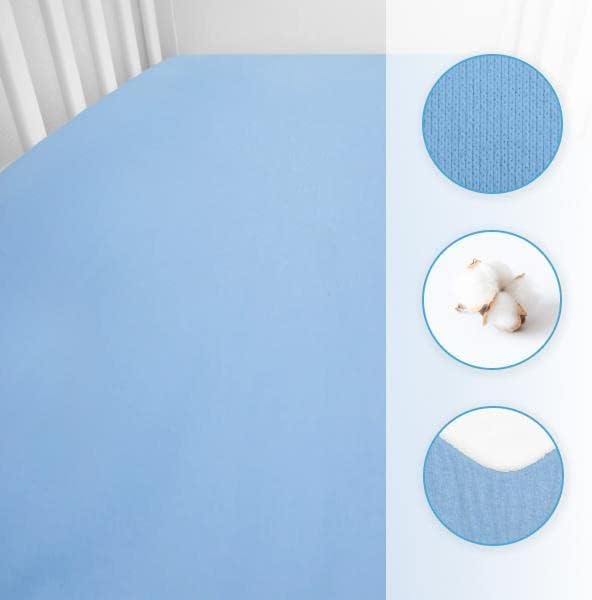 Jersey 100% Cotton Fitted Sheet for All Size