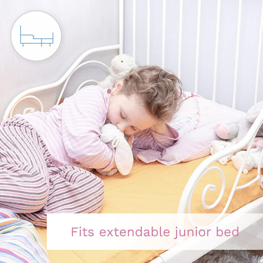 100% Cotton Jersey Fitted Sheet for Junior Toddler Bed