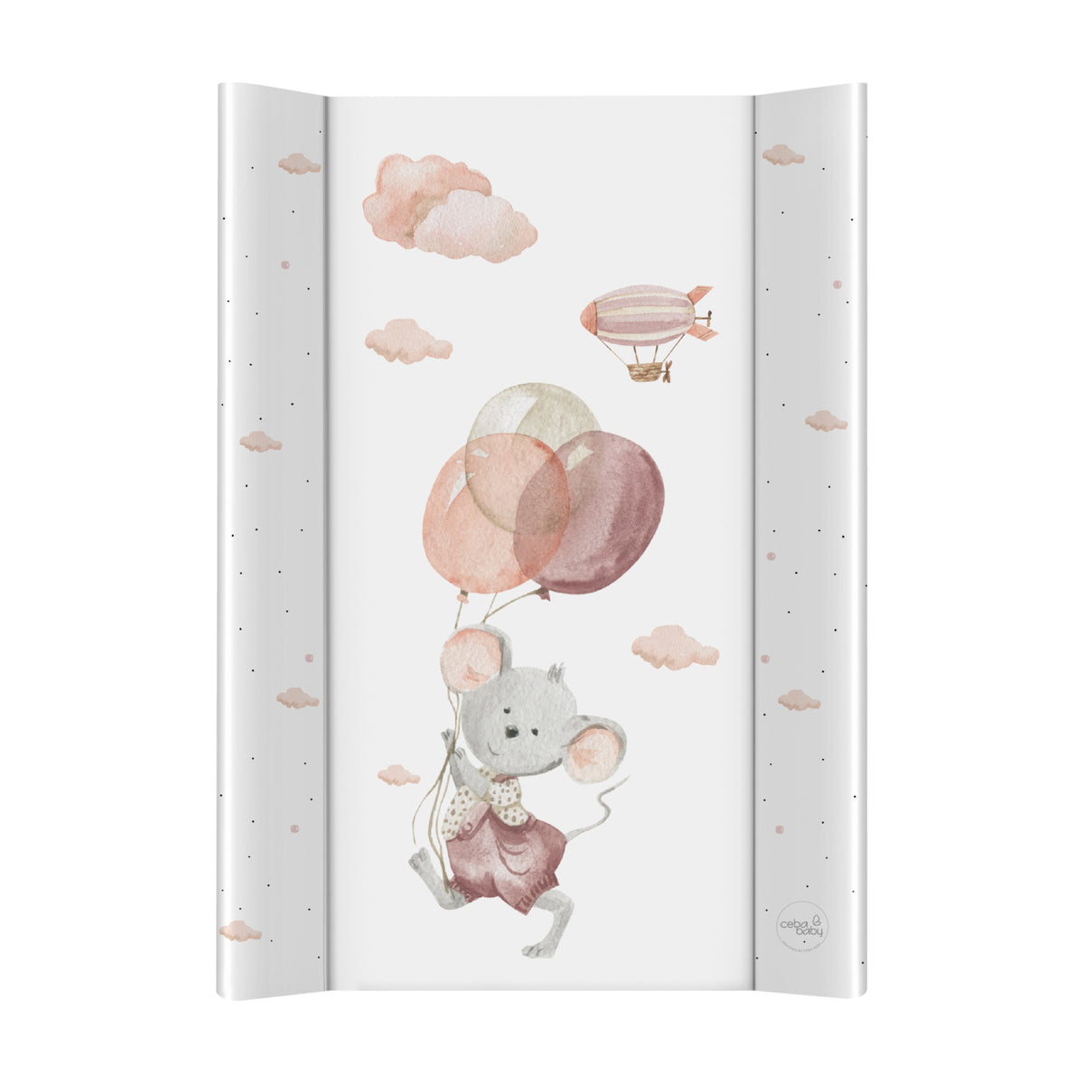 Soft Changing Mat Raised Safety Edges - 70x50 cm