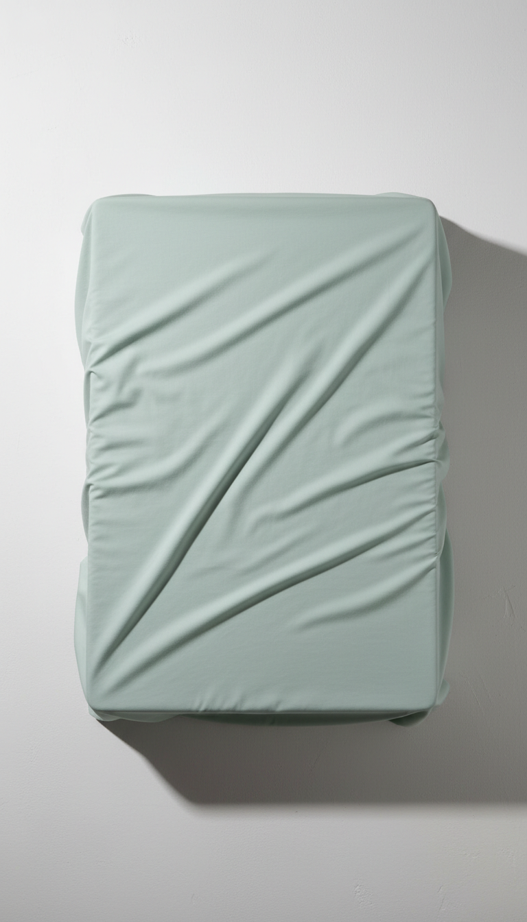 Fitted Crib Sheet in Soft Sage