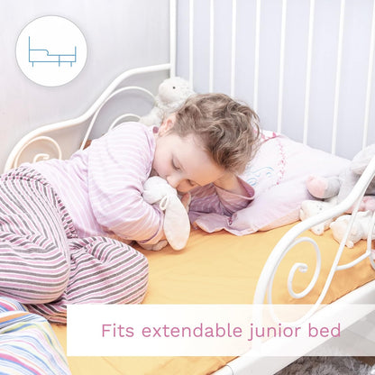 100% Cotton Jersey Fitted Sheet for Junior Toddler Bed