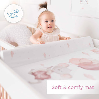 Soft Changing Mat Raised Safety Edges - 70x50 cm