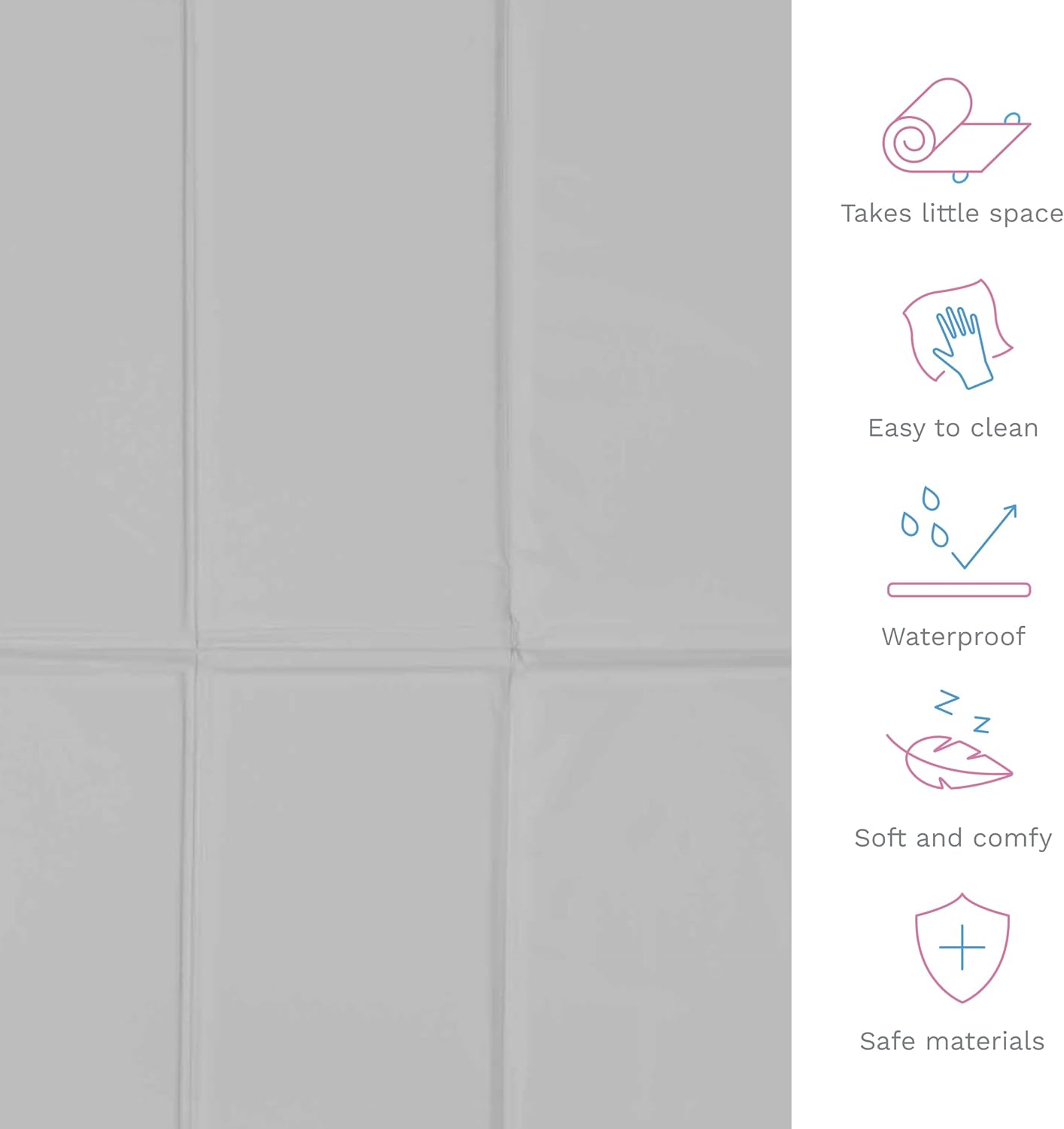 Portable Foldable Baby Travel Changing Mat - 40×60 cm