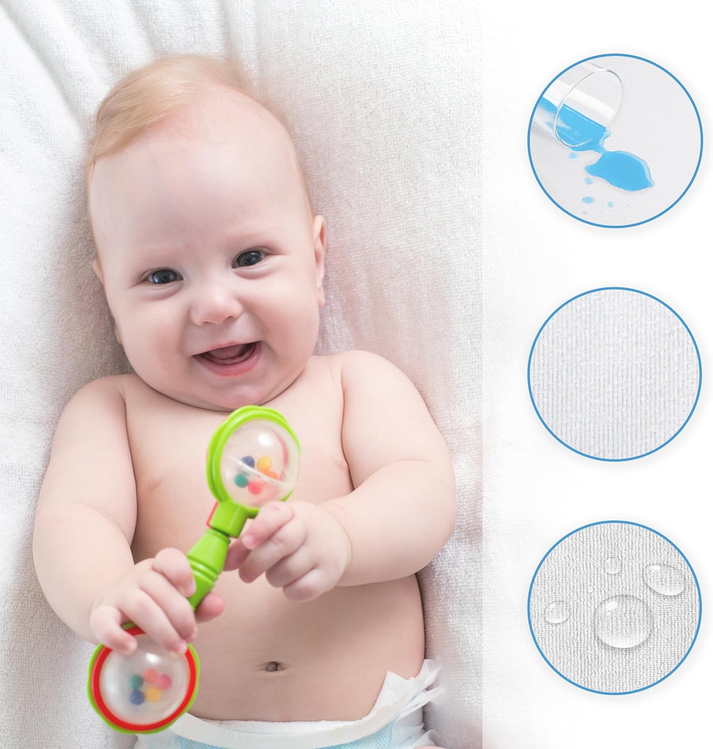 Waterproof Mattress Protector Sheet for All Bed Sizes
