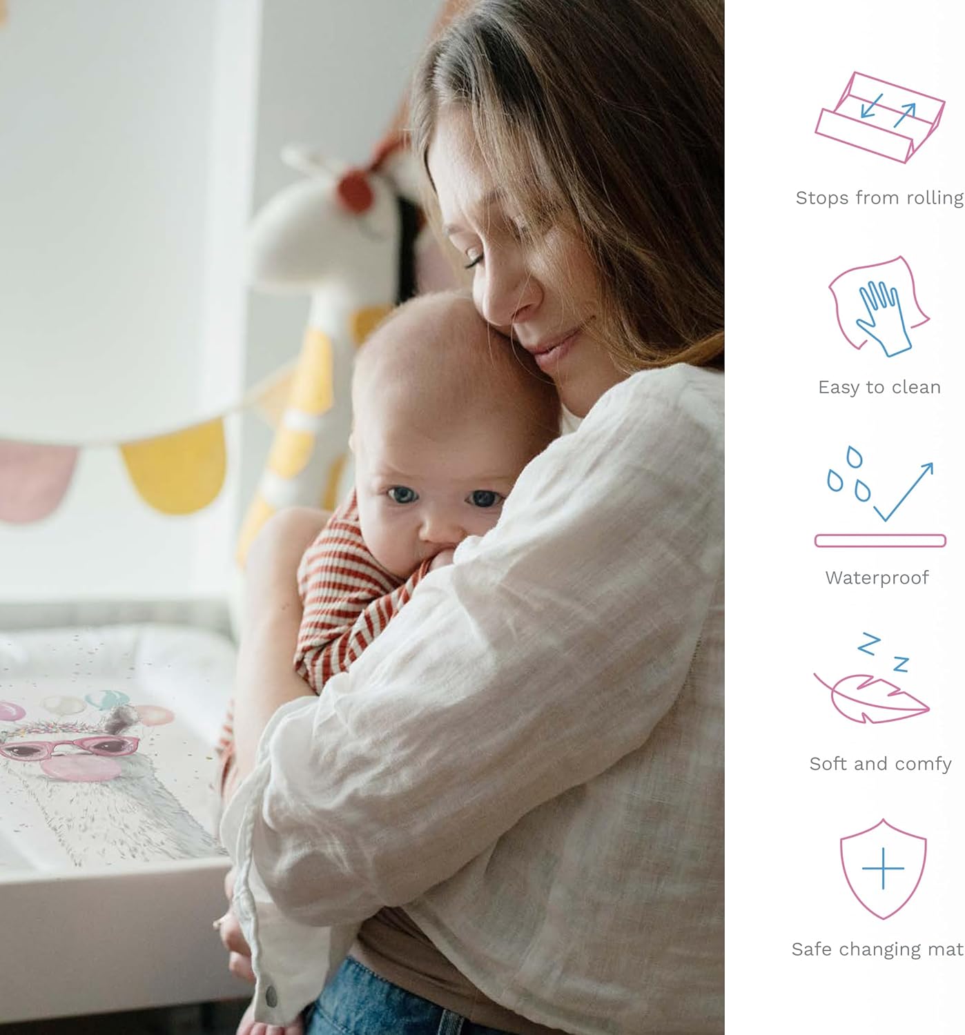 Premium Profiled Changing Mat - 73x46cm