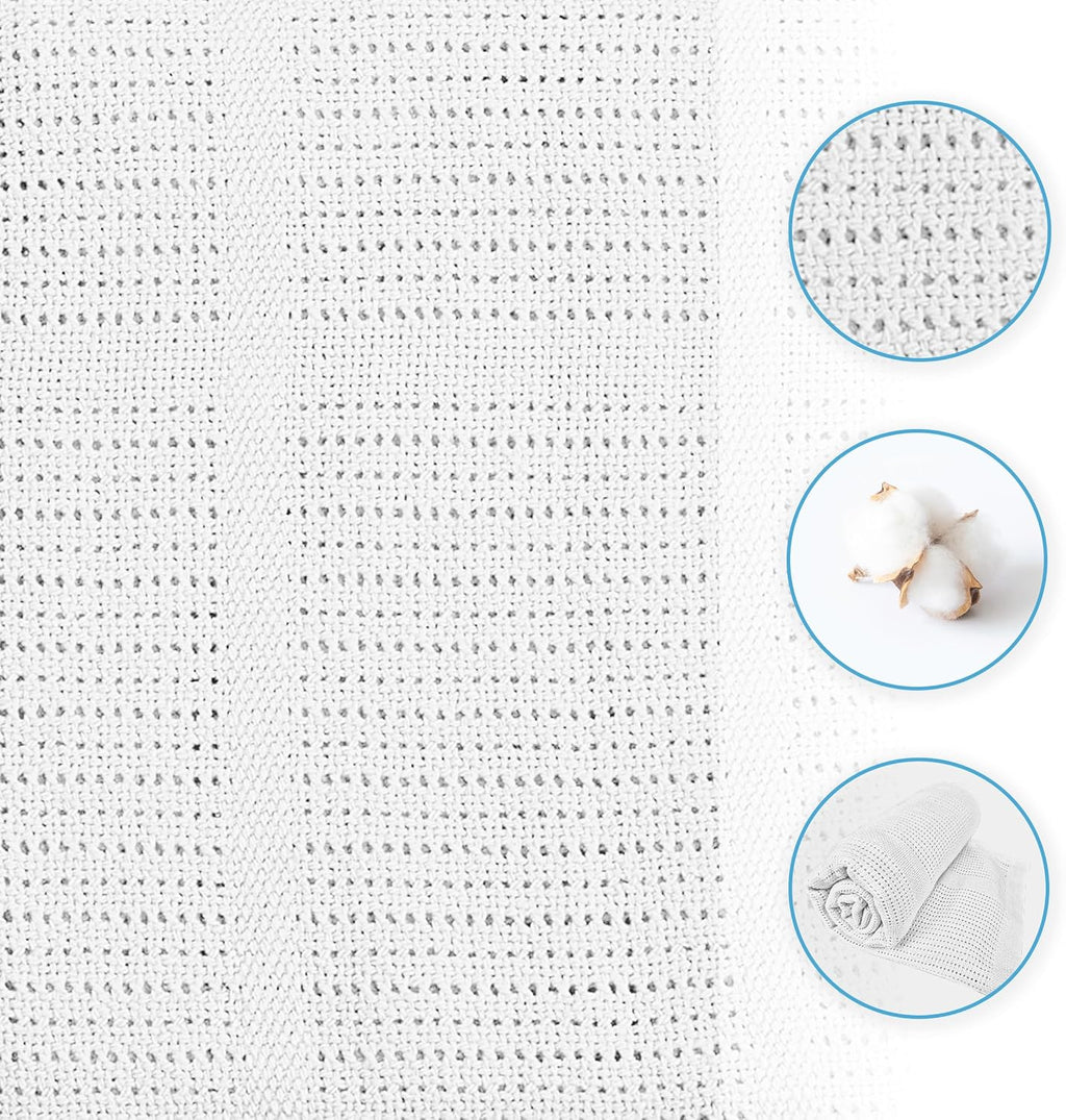 Cellular Baby Thermal Blanket 100 x 75 cm