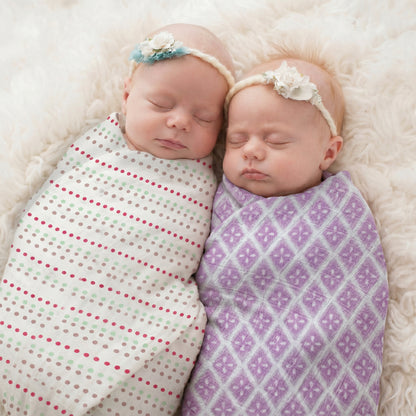 Muslin Swaddle Cloths for Newborns – Pack of 3, 110 × 110 cm