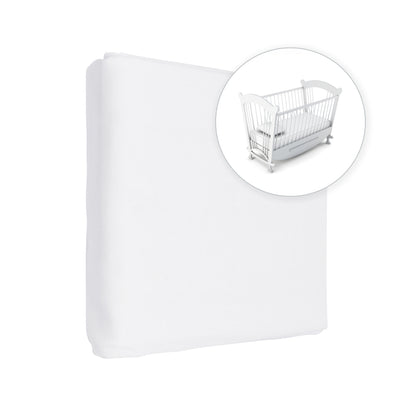 100% Cotton Jersey Fitted Sheet for Moses Basket & Small Mattresses