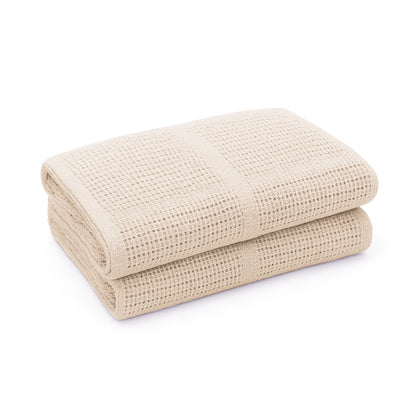 2-Pack Cellular Baby Blankets – 100 × 75 cm