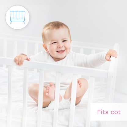 100% Cotton Jersey Fitted Sheet for Cot