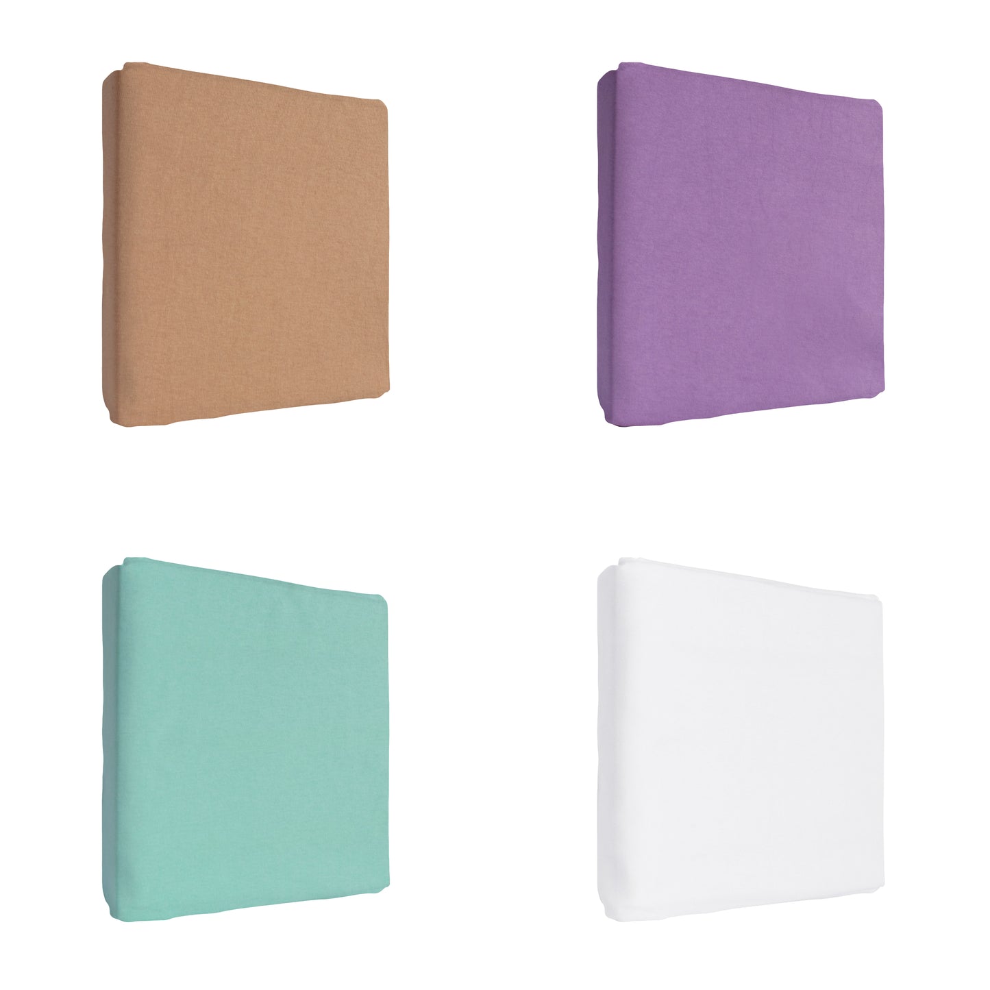 Jersey 100% Cotton Fitted Sheet for All Size