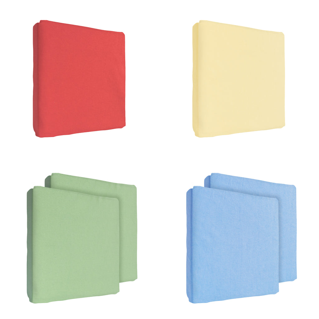 Jersey 100% Cotton Fitted Sheet